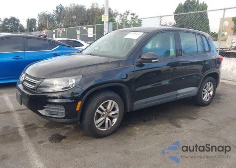 2013 Volkswagen Tiguan S from USA, damaged, VIN WVGAV7AX4DW542159